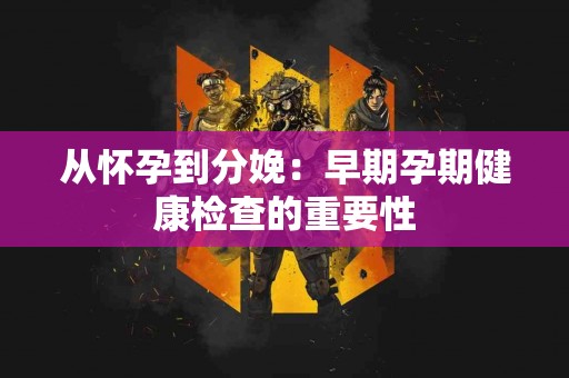 从怀孕到分娩：早期孕期健康检查的重要性