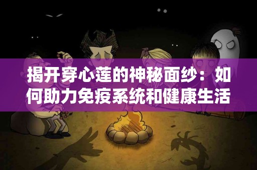 揭开穿心莲的神秘面纱：如何助力免疫系统和健康生活！