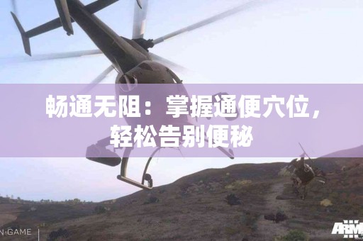 畅通无阻：掌握通便穴位，轻松告别便秘