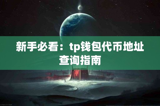 新手必看：tp钱包代币地址查询指南