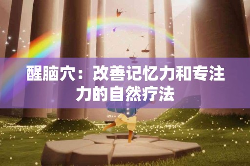 醒脑穴：改善记忆力和专注力的自然疗法