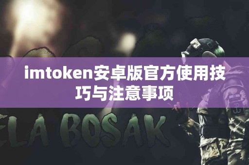 imtoken安卓版官方使用技巧与注意事项