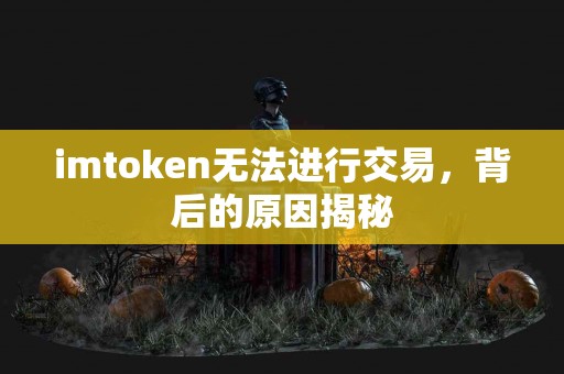 imtoken无法进行交易，背后的原因揭秘