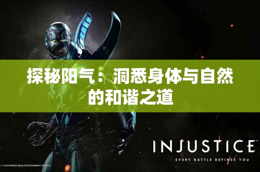 探秘阳气：洞悉身体与自然的和谐之道