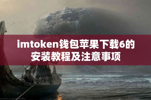 imtoken钱包苹果下载6的安装教程及注意事项