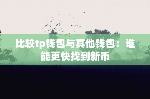 比较tp钱包与其他钱包：谁能更快找到新币