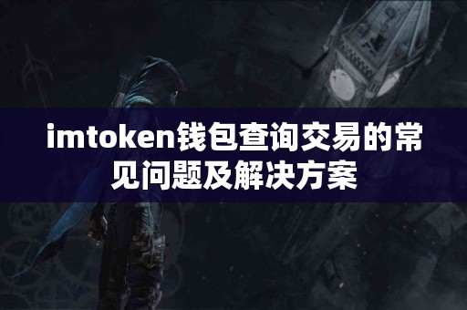 imtoken钱包查询交易的常见问题及解决方案