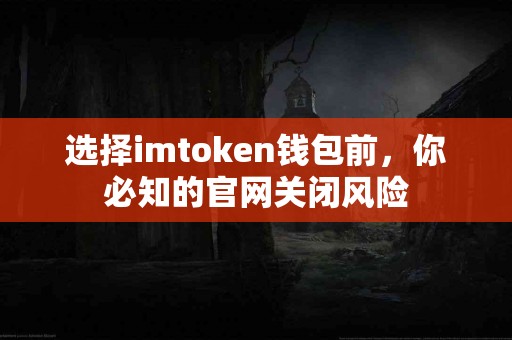 选择imtoken钱包前，你必知的官网关闭风险