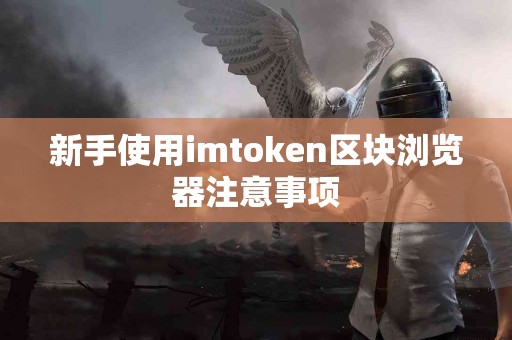 新手使用imtoken区块浏览器注意事项