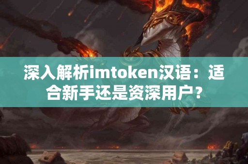 深入解析imtoken汉语：适合新手还是资深用户？