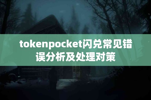 tokenpocket闪兑常见错误分析及处理对策