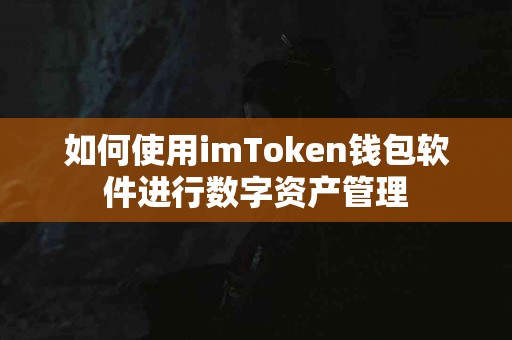 如何使用imToken钱包软件进行数字资产管理