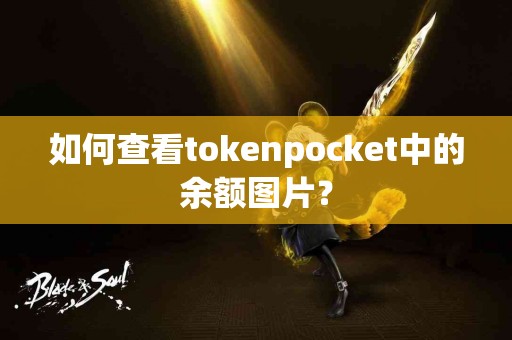 如何查看tokenpocket中的余额图片？