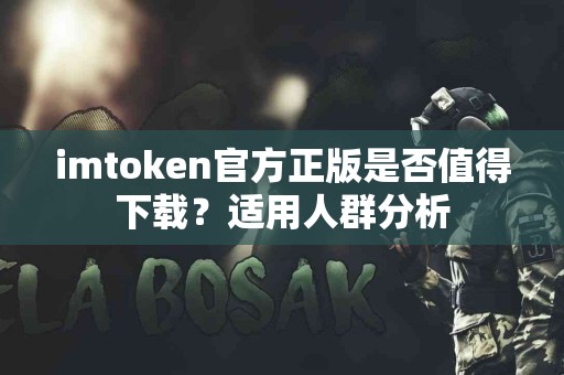 imtoken官方正版是否值得下载？适用人群分析