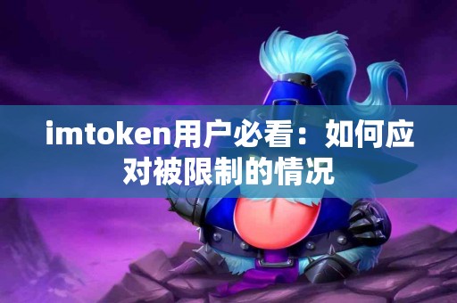 imtoken用户必看：如何应对被限制的情况