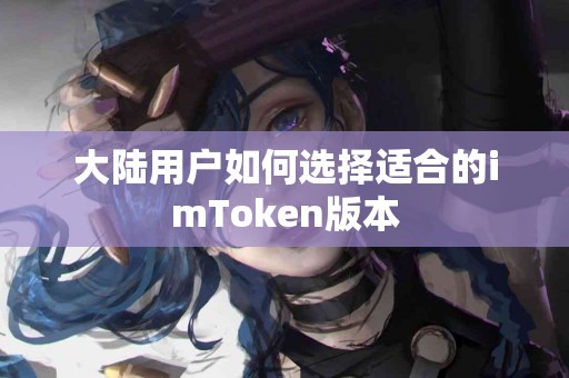 大陆用户如何选择适合的imToken版本