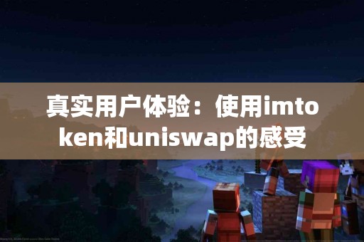 真实用户体验：使用imtoken和uniswap的感受