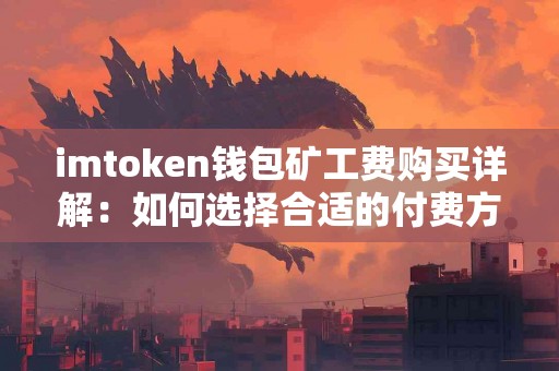 imtoken钱包矿工费购买详解：如何选择合适的付费方式？