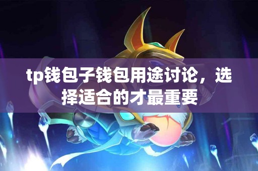 tp钱包子钱包用途讨论，选择适合的才最重要