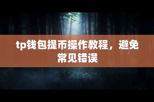 tp钱包提币操作教程，避免常见错误