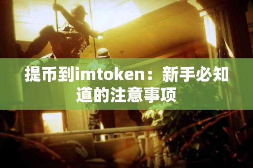 提币到imtoken：新手必知道的注意事项