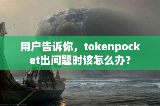 用户告诉你，tokenpocket出问题时该怎么办？