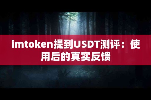 imtoken提到USDT测评：使用后的真实反馈