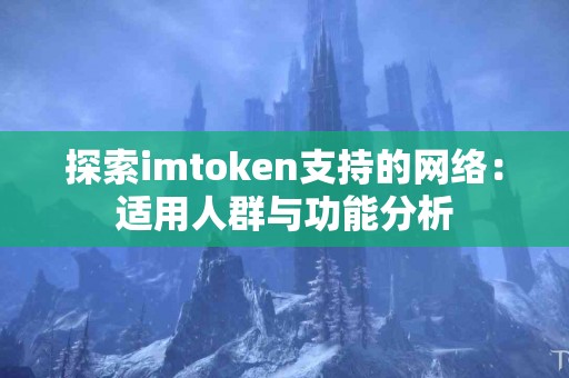探索imtoken支持的网络：适用人群与功能分析