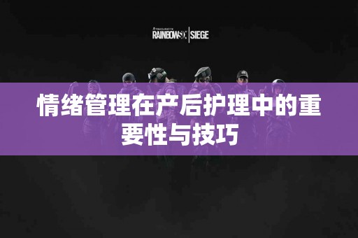 情绪管理在产后护理中的重要性与技巧