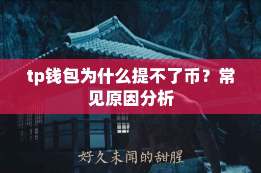 tp钱包为什么提不了币？常见原因分析