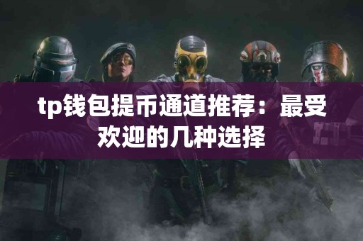 tp钱包提币通道推荐：最受欢迎的几种选择