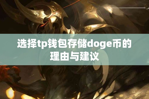 选择tp钱包存储doge币的理由与建议