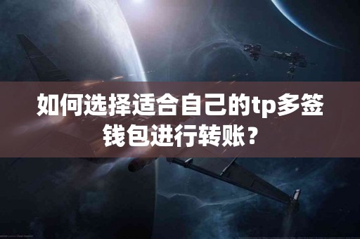 如何选择适合自己的tp多签钱包进行转账？