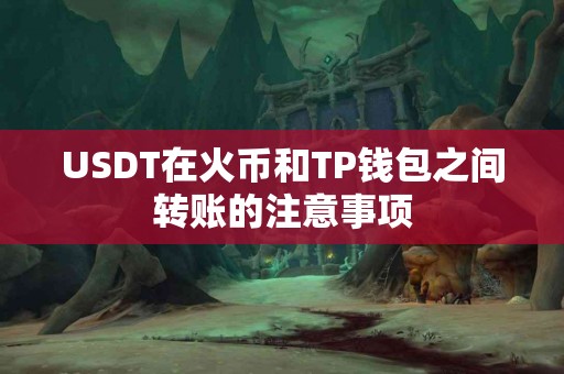 USDT在火币和TP钱包之间转账的注意事项 USDT在火币和TP钱包之间转账的注意事项